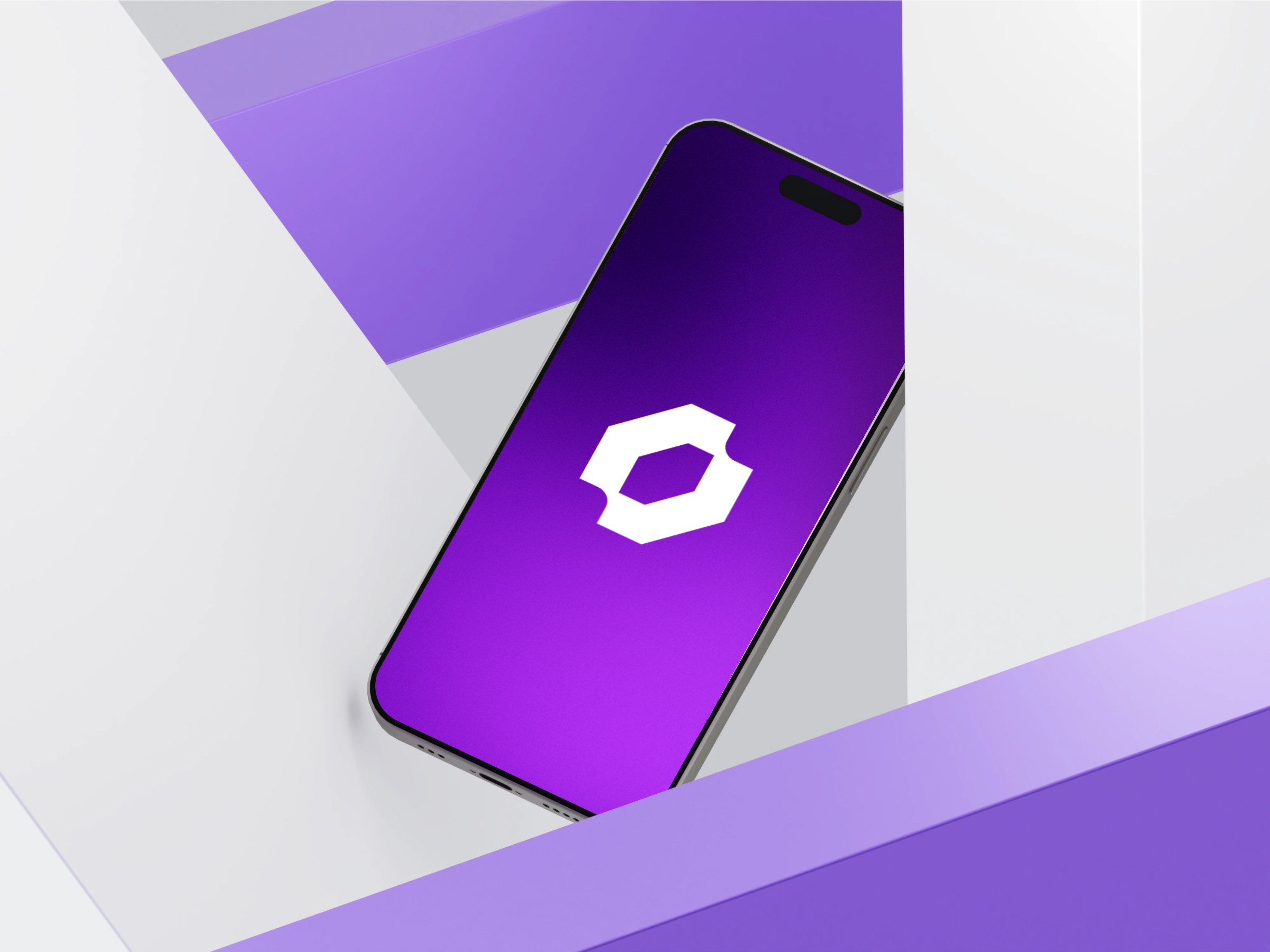 Phone showing Bloomy UI