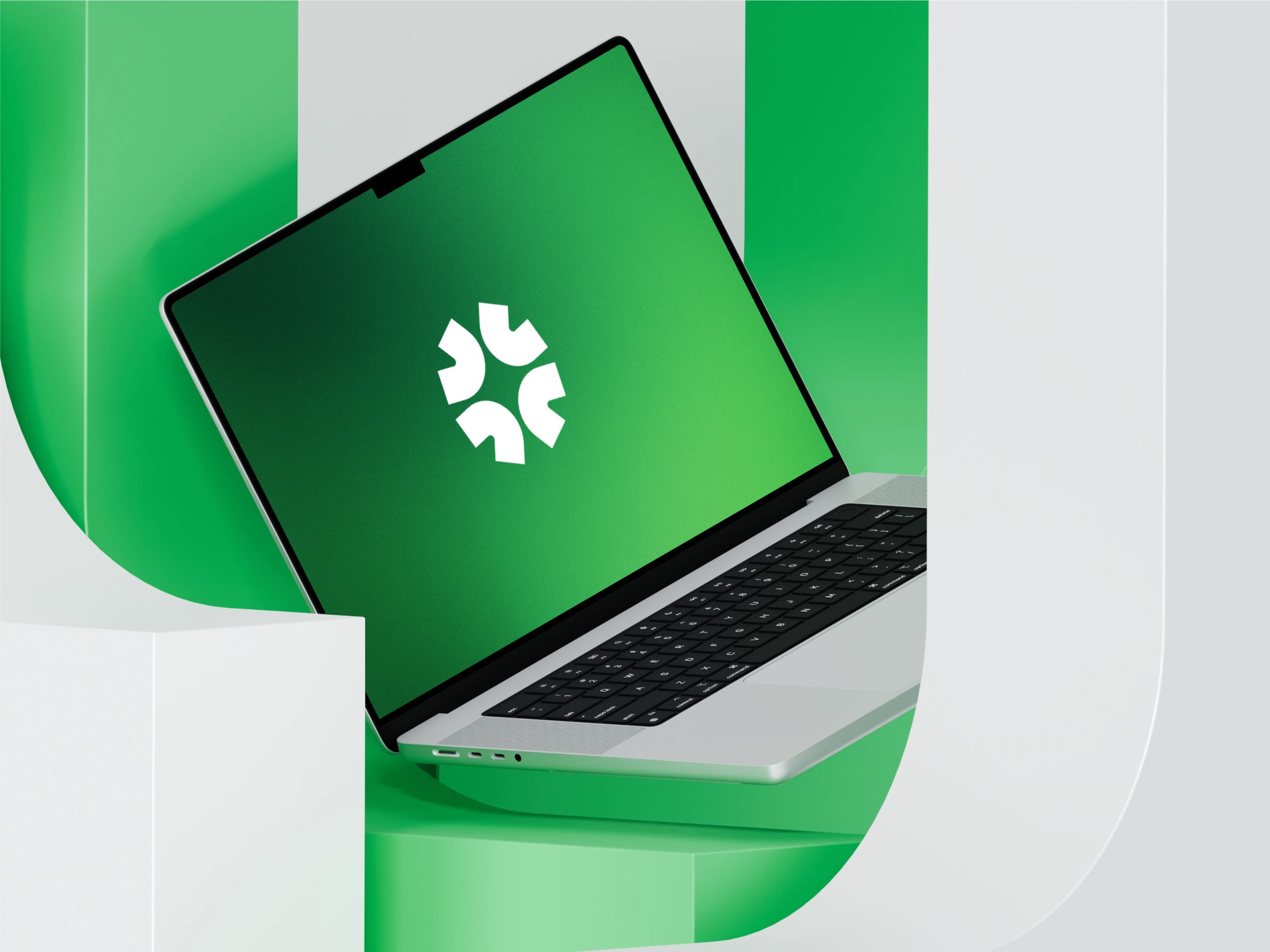 Tablet showing Bloomy UI