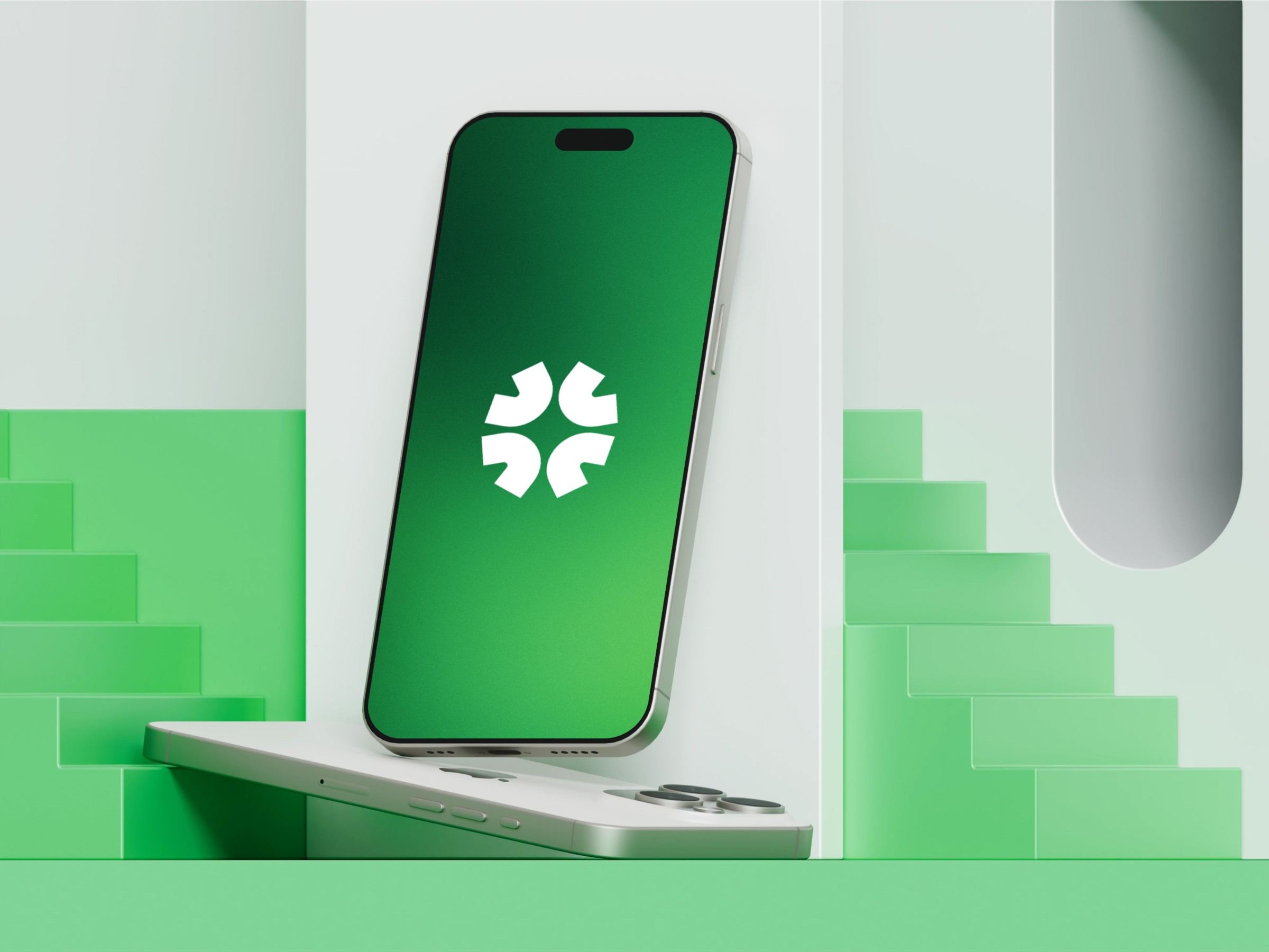 Tablet showing Bloomy UI